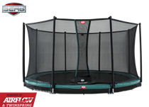 BERG Champion Inground 430 green + Safety net Comfort