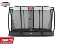 BERG Ultim Champion Inground 330 Grey + Safety net Deluxe