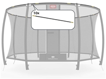 Glasfiberring til Safety net BERG Grand deluxe 350 oval