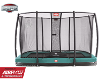 BERG Ultim Champion Inground 330 Green + Safety net Deluxe