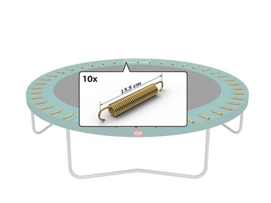 trampolin fjedre BERG Talent 135mm.   10 stk.