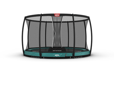 BERG Champion Inground 380 green + Safety net Deluxe