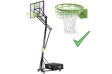 Galaxy basketballkurv-Portable met Dunkring