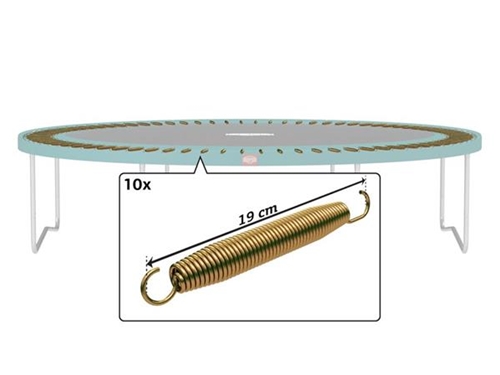 trampolin fjedre 190mm.BERG Favorit-Solo  10 stk.