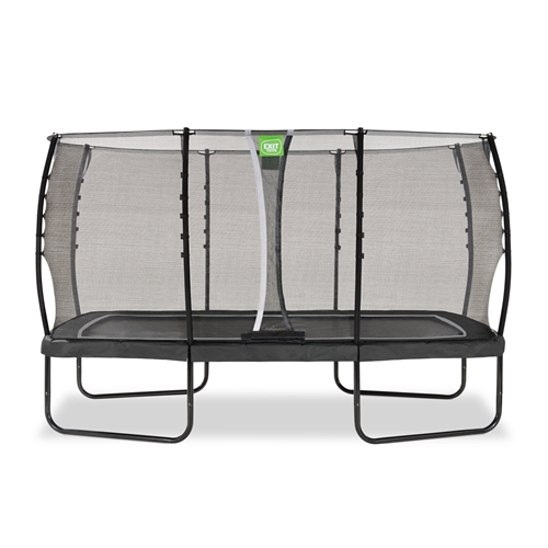 EXIT Allure trampolin 244x427cm. black  + Safetynet 