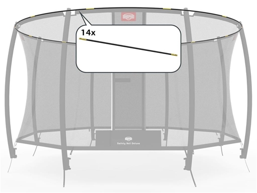 Glasfiberring til Safety net BERG deluxe 520