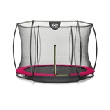 EXIT Silhouette 244 (8ft) ground trampolin Pink + safetynet