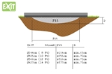 EXIT Silhouette 244 (8ft) ground Black