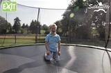 EXIT Silhouette 366 (12ft) ground trampolin Black + safetynet