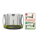 EXIT Silhouette 244 (8ft) ground trampolin Lime + safetynet