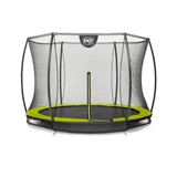 EXIT Silhouette 244 (8ft) ground trampolin Lime + safetynet