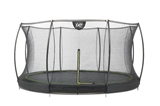 EXIT Silhouette 366 (12ft) ground trampolin Black + safetynet