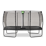 EXIT Allure trampolin 244x427cm. black  + Safetynet 