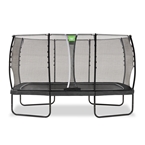 EXIT Allure trampolin 244x427cm. black  + Safetynet 